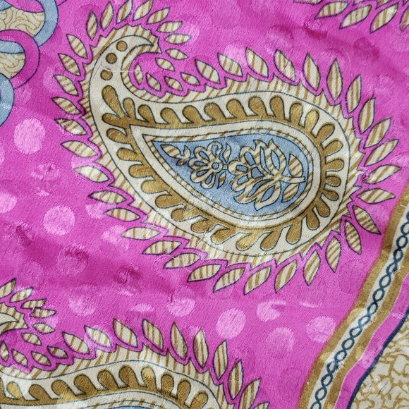 Darn Good Yarn Sari Silk Wrap Skirt Tea Goddess - Picture 14 of 16